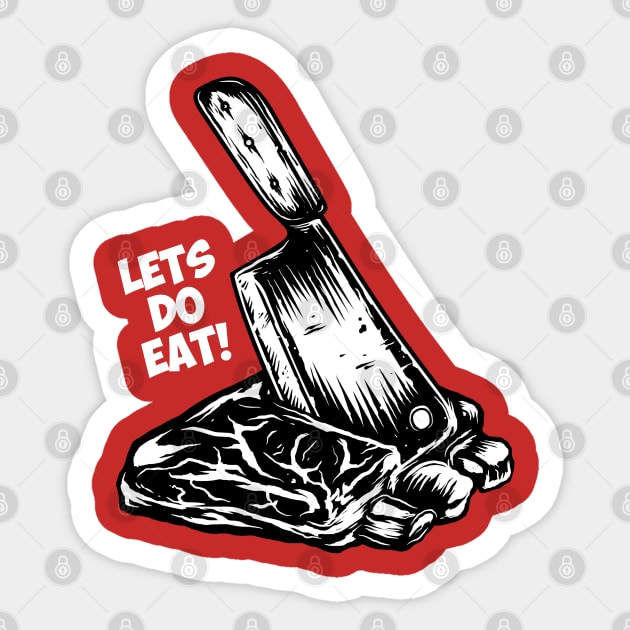 Lets Do Eat Sticker by Stayhoom